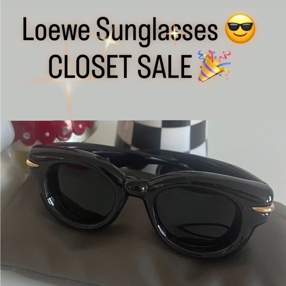 Loewe Black Glossy Sunglasses